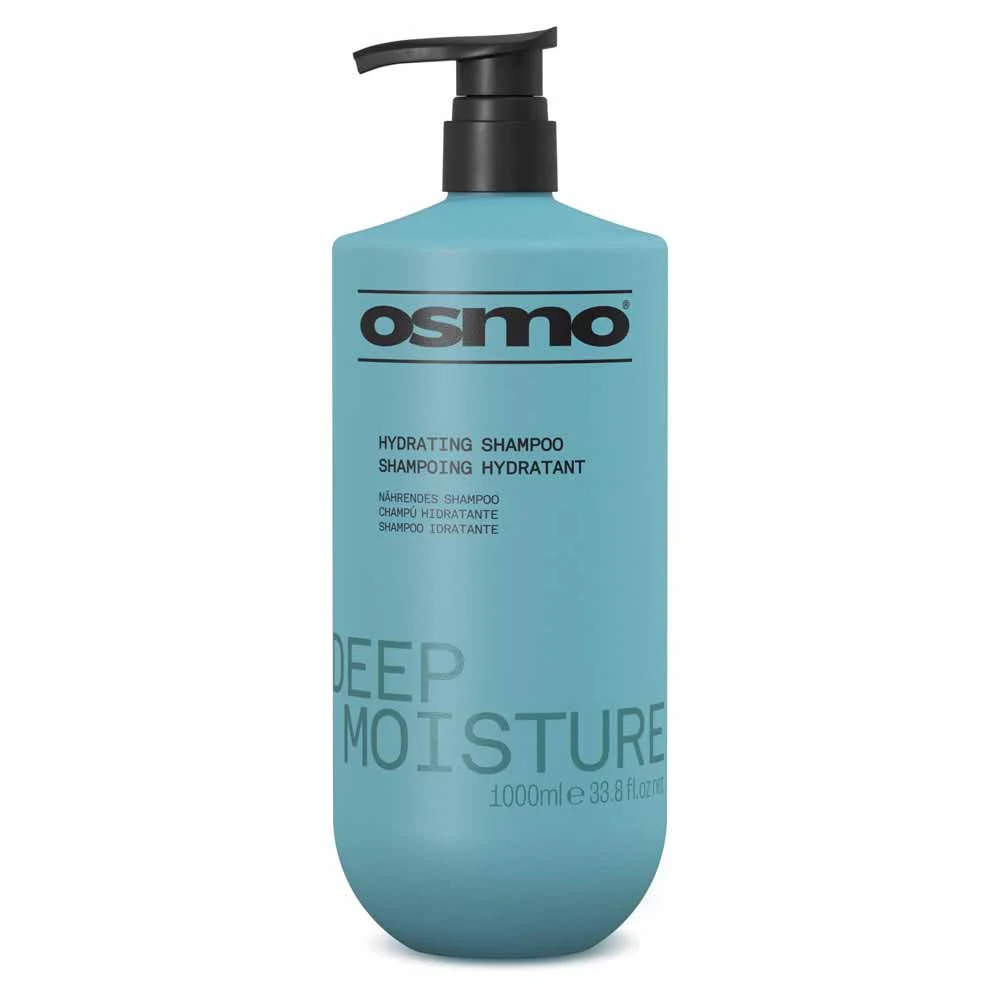 Osmo Deep Moisture Shampoo 1000ml professional hydrating shampoo for dry and damaged hair