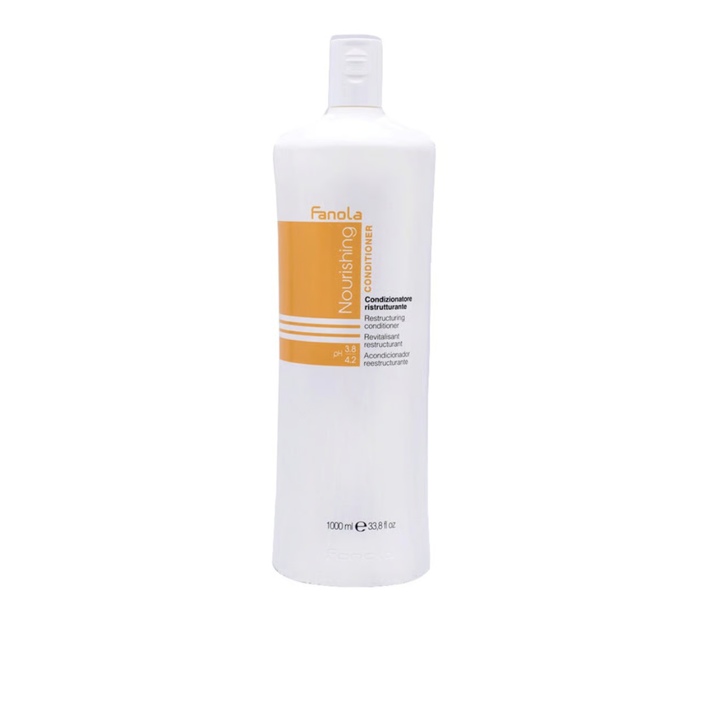 Fanola Nourishing Restructuring Conditioner 1000ml salon conditioner for dry damaged and frizzy hair repair