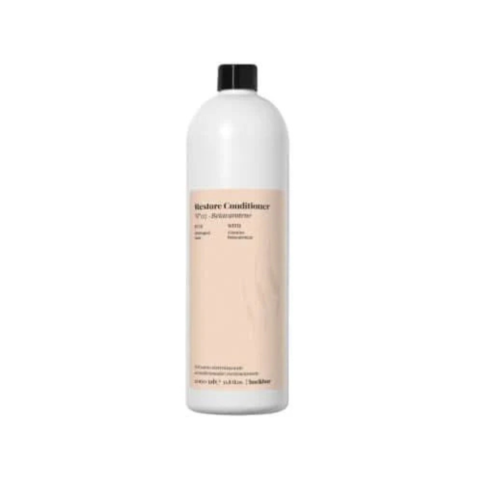 FarmaVita Backbar Restore Conditioner 1L with beta carotene for dry damaged and frizzy hair repair and nourishment
