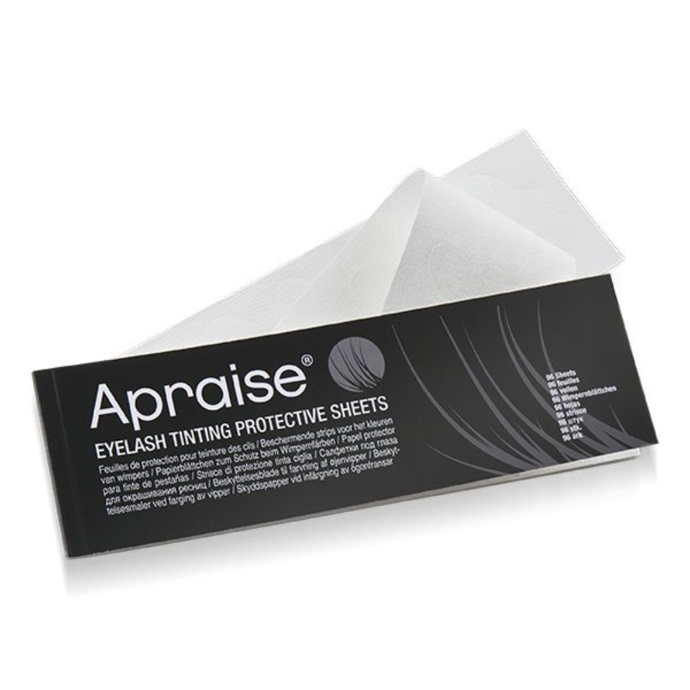 Apraise eyelash tint protective sheets 96 pack under eye pads for lash and eyebrow tinting salon use